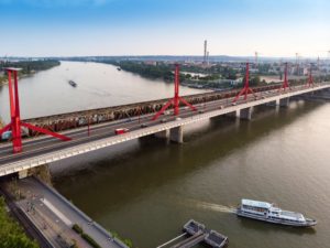 Le pont de Rakoczi à Budapest