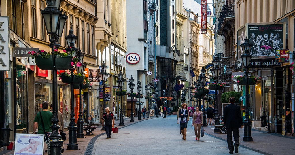 Váci utca à Budapest