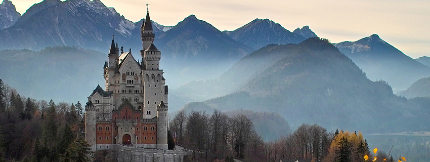 Le château de Neuschwanstein en Bavière