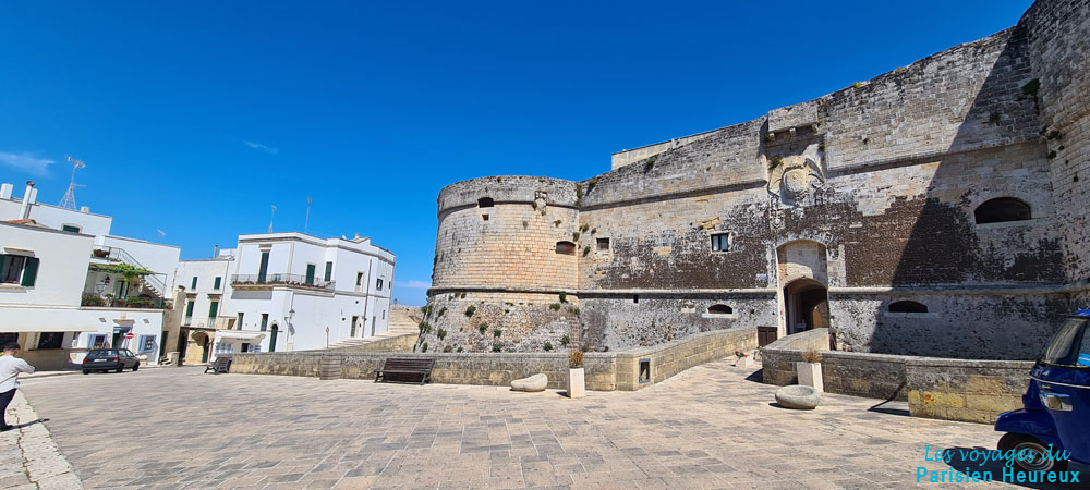 Le chateau d'Otranto dans les Pouilles en Italie