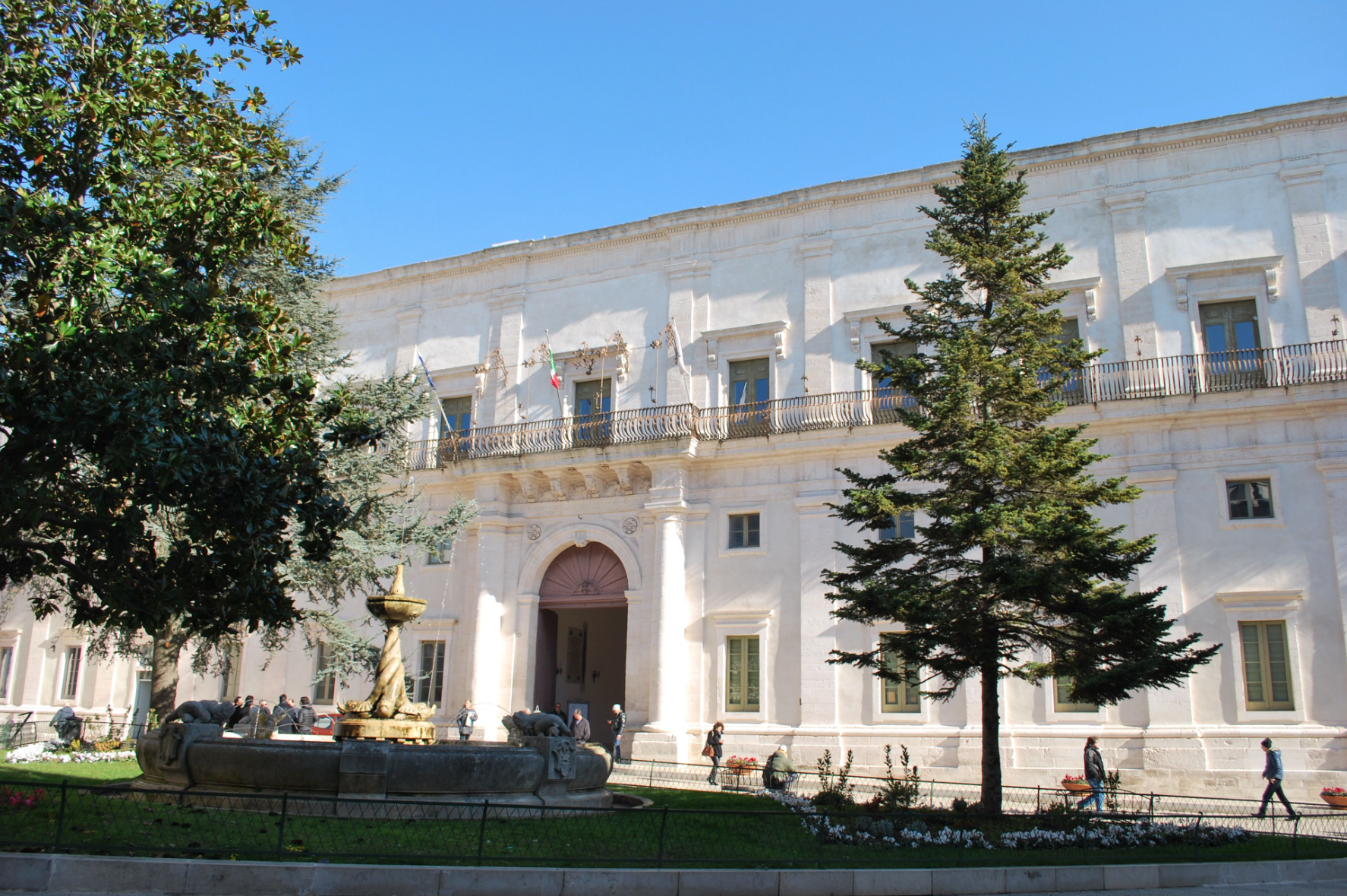Le Palazzo Ducale de Martina Franca en Italie dans les Pouilles