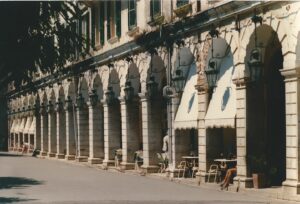 La Spianada dans la ville de Corfou