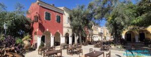 Le village de Danilia à Corfou en Grèce