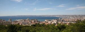 Vue depuis les hauteurs de Marseille