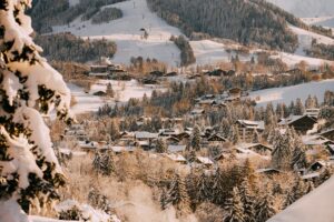 Centre de Megève en hiver