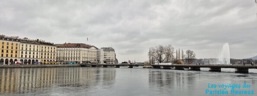 Lac Léman à Genève en Suisse